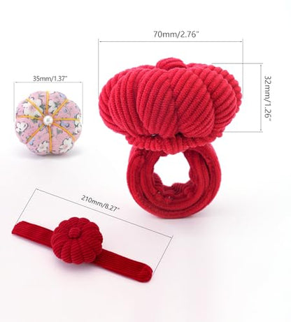 Wrist Pin Cushions for Sewing
