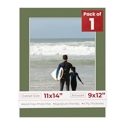 11x14 Mat Bevel Cut for 9x12 Photos