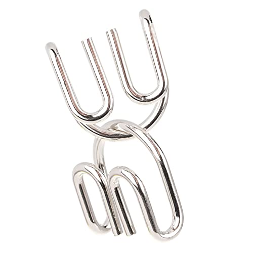 24 Pack Metal Puzzles Brain Teaser IQ Wire Metal Puzzles for Adults Kids Teenagers Gifts Fidget Toys Educational Puzzle Games Toys Magic Trick Toy Party Favors for Kids Adults Challenge (24 Count)