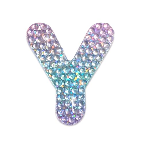 Sparkly Rhinestone Alphabet Letter Sticker Y