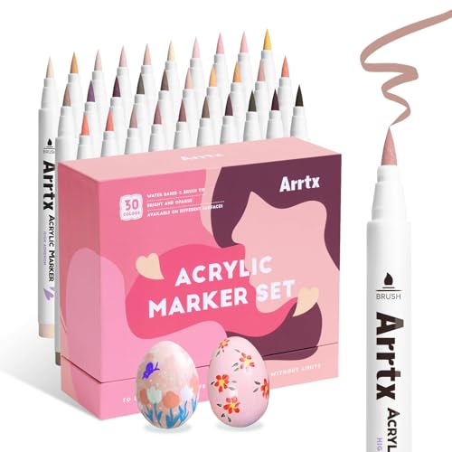30 Colors Skin Color Acrylic Paint Pens