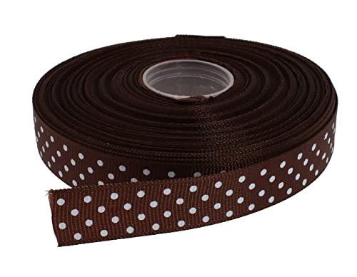 Polka Dot Grosgrain Ribbon 25 Yard Each Roll 100% Polyester
