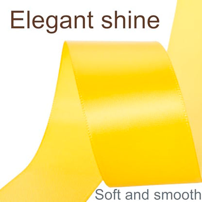 1-1/2 Inch Yellow Ribbon 50Yards – Perfect for Gift Wrapping