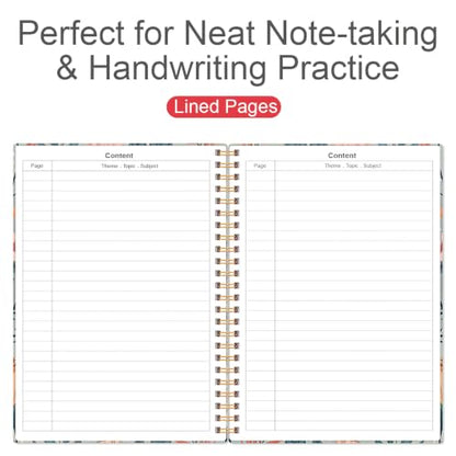 Lined Spiral Journal Notebook for Women & Men