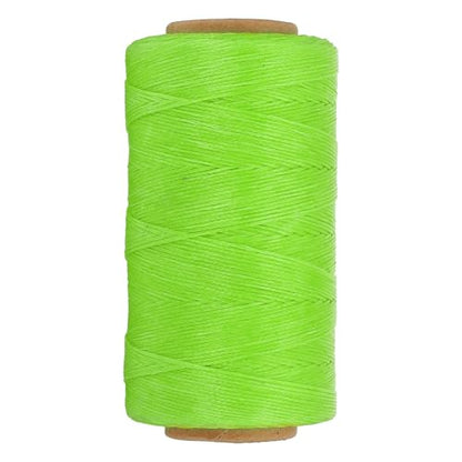 284 Yard Flat Waxed Thread 150D 1mm Leather Sewing Cord for Repairing Shoes Bags Wallets Jewelry Making DIY Leather Craft
