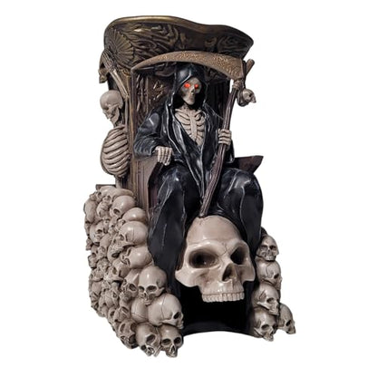 Grim Bones Dice Tower with LED Skull Eyes