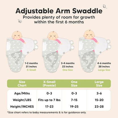 Newborn Swaddles with Zippers (3 Count)