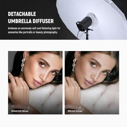 71" 180cm Parabolic Reflective Umbrella Photography w White Inner