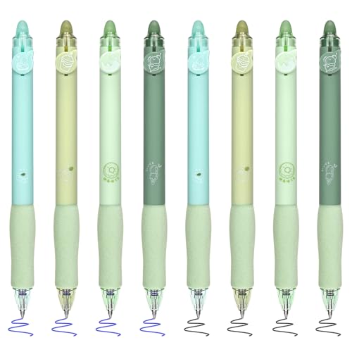 8Pcs Cute Erasable Pens (8 Count)