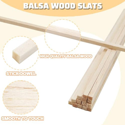 Balsa Wood Square Dowels (60 Count)