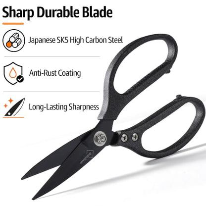 Heavy Duty Scissors for Cutting Carpet Cardboard Leather Fabric
