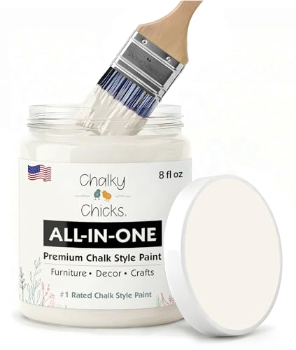Aged Burlap 8 Fl Oz Chalk Paint for Furniture All in One