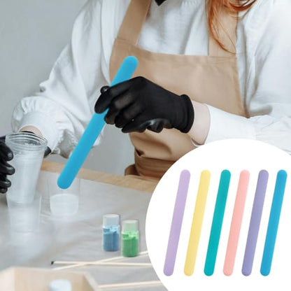 6 PCS Reusable Silicone Stirring Stick (6 Count)