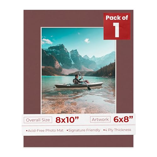 8x10 Mat for 6x8 Photo
