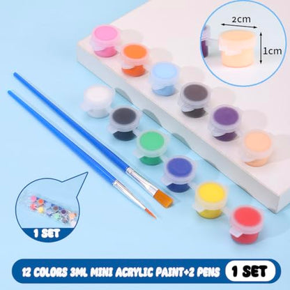 420 PCS Mini Acrylic Paint Set (30 Count)