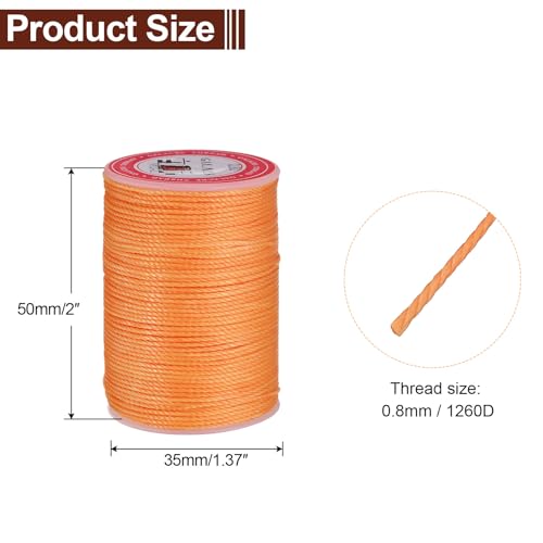 Round Leather Sewing Waxed Thread
