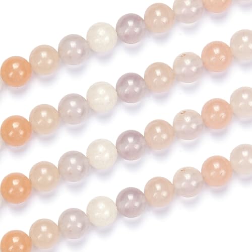 180pcs Adabele Natural Light Red Aventurine Gemstone 4mm (186 Count)