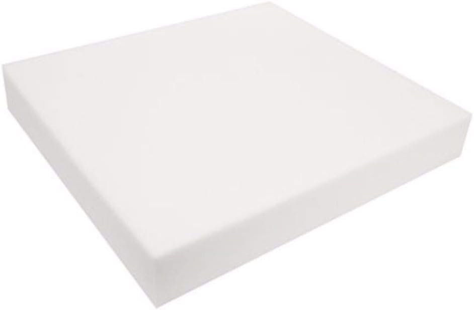 FoamRush 11" H x 24" W x 24" L Upholstery Foam Cushion High Density (Chair Cushion Square Foam for Dinning Chairs, Wheelchair Seat Cushion Replacement) - Crafty Corner