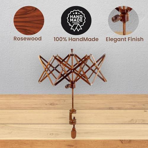 Wooden Umbrella Yarn Swift for Knitting & Crochet
