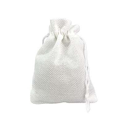 Pack of 25 Burlap Gift Bags with Drawstring Linen Jewelry Pouches Wedding Hessian Jute Bags for Birthday and Treat Pouches Party Wedding Favors Gift