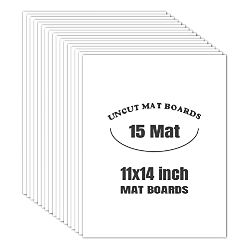 11x14 Uncut Picture Mat Boards (15 Count)