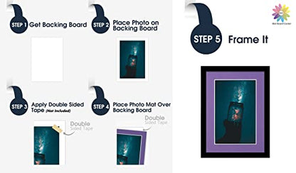 Mat Board Center 10 Pack 5x7 Photo Mats for 4x6 Picture