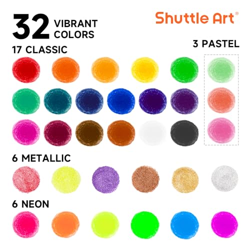 Tempera Paint Sticks 32 Colors (32 Count)
