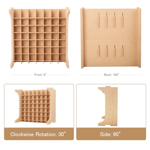 Paint Rack Organizer with 49 Holes Suitable for 10ml TAMIYA