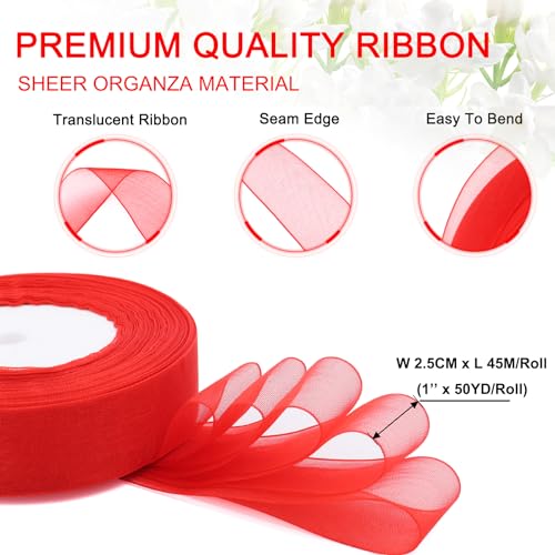 Red Ribbon for Gift Wrapping