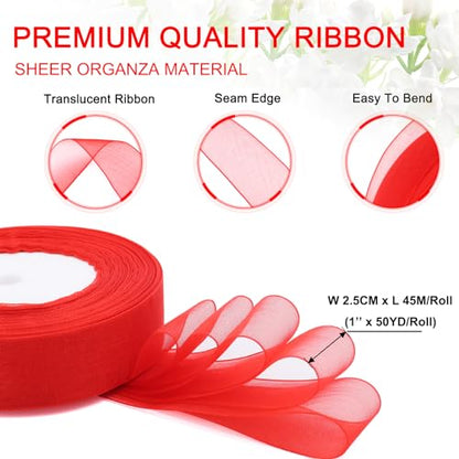 Red Ribbon for Gift Wrapping