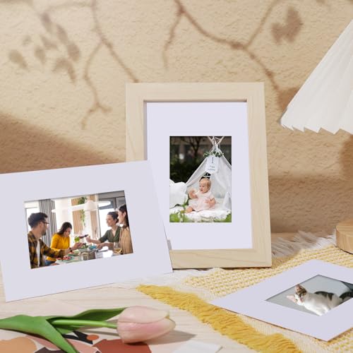 15 Pack 11x14 White Picture Mats for 5x7 Photos (15 Count)