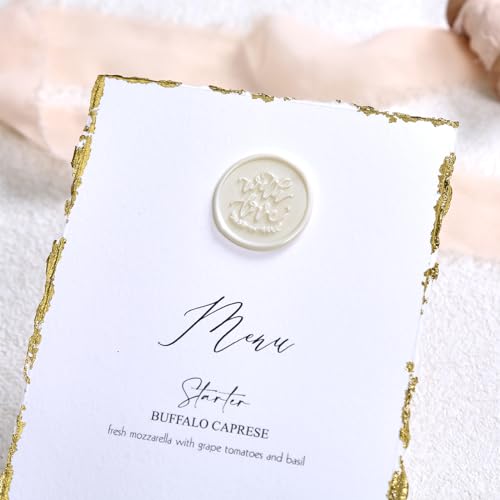 Pearl White Glue Gun Sealing Wax Sticks for Wax Seal Stamp (8 Count)