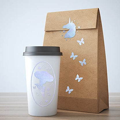 24 Sheets Holographic Sticker Paper