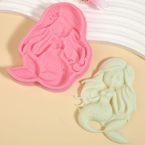 1 Pcs Mermaid Candy Fondant Mold