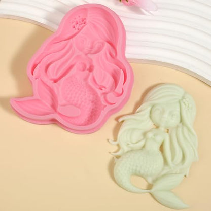 1 Pcs Mermaid Candy Fondant Mold
