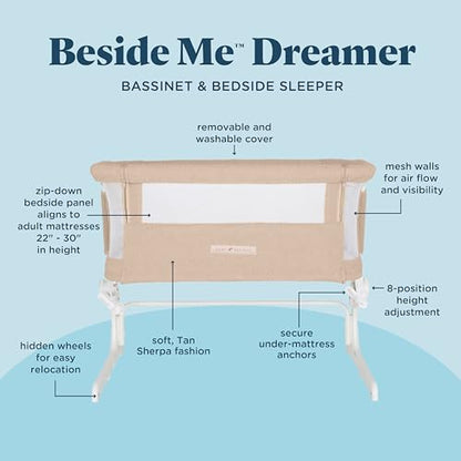 Beside Me Dreamer Bassinet Bedside Sleeper