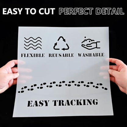 12Pcs 7mil Blank Stencil Sheets
