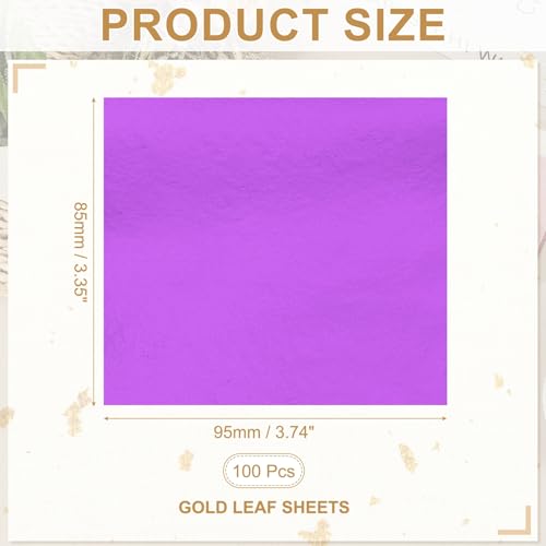 Gold Leaf Sheets for Art 3.7" x 3.4"