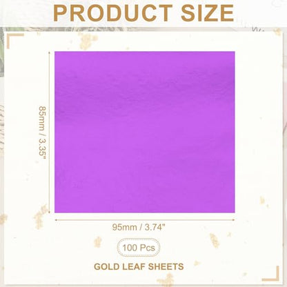 Gold Leaf Sheets for Art 3.7" x 3.4"