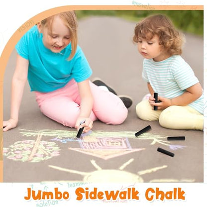 20 Pcs Sidewalk Chalks for Kids Non Toxic Jumbo Chalk for Party Gift Outdoor Art Classroom Play Painting (20 Count)
