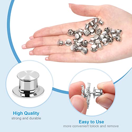 40PCS Locking Pin Back Keeper Clasp