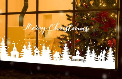 Christmas Stencils for Windows Large Christmas Stencils for Crafts Reusable (4 Count)
