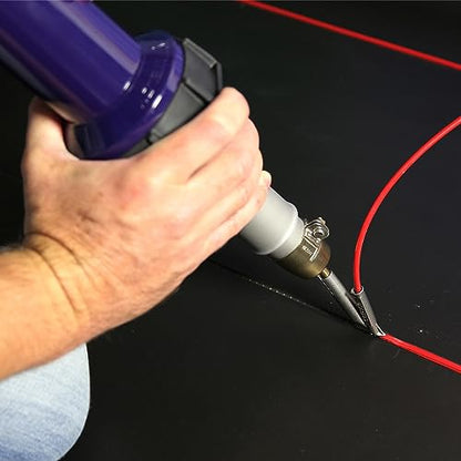 1600w Hot Air Torch Plastic Welding Gun Welder Pistol Flooring Tools Flooring Welding Kit
