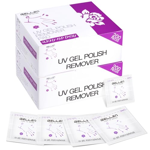 Acetone Gel Polish Remover Pads (400 Count)