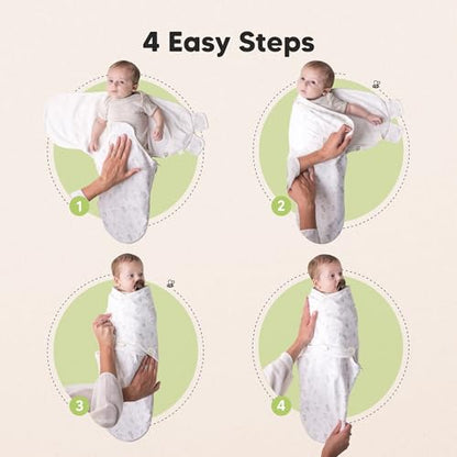 Newborn Swaddles with Zippers (3 Count)