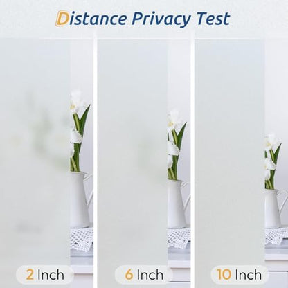Frosted Glass Window Privacy Film (12.89 Sq Ft)
