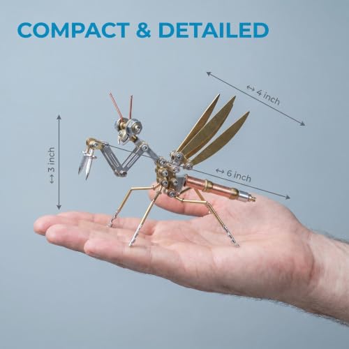 Steampunk Mantis 3D Metal Puzzle Model Mechanical Kits 150+ Parts 2