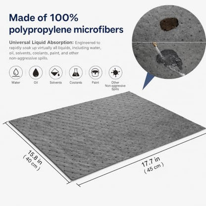 50 Pcs Oil Absorbent Pads