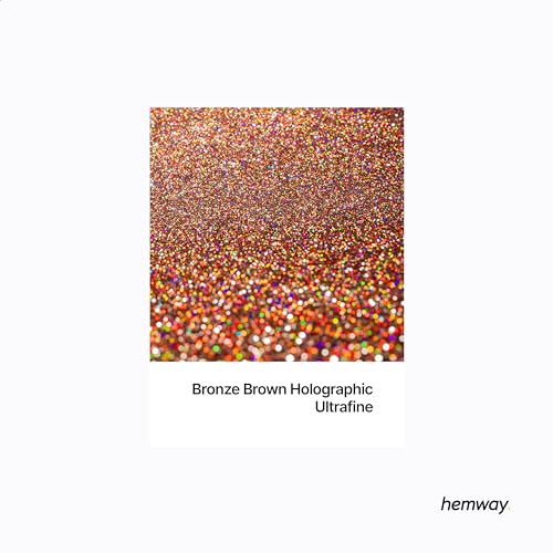 Resin Glitter Bronze Holographic 100g Polyurethane & Epoxy Glitter (100 Gram)