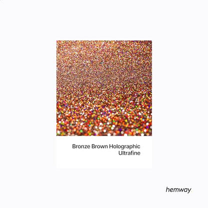 Resin Glitter Bronze Holographic 100g Polyurethane & Epoxy Glitter (100 Gram)